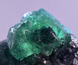 6.6cms JORDANITE FLUORITE BOULANGERITE CRYSTAL MILPO PERU SHINY KB83