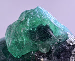 6.6cms JORDANITE FLUORITE BOULANGERITE CRYSTAL MILPO PERU SHINY KB83