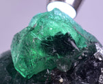 6.6cms JORDANITE FLUORITE BOULANGERITE CRYSTAL MILPO PERU SHINY KB83