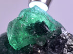 6.6cms JORDANITE FLUORITE BOULANGERITE CRYSTAL MILPO PERU SHINY KB83
