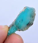 16.5cts GEM BLUE OPAL HIGH QUALITY PERU ROUGH SCENIC MINERAL SPECIMEN OB158