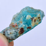 16.5cts GEM BLUE OPAL HIGH QUALITY PERU ROUGH SCENIC MINERAL SPECIMEN OB158