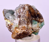 4.6cms DRUZY CHRYSOCOLLA QUARTZ CRYSTAL LILY MINE PERU 2000 YEAR DB318