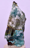 5.1cms DRUZY CHRYSOCOLLA QUARTZ CRYSTAL LILY MINE PERU 2000 YEAR DB319