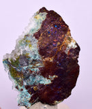 5.1cms DRUZY CHRYSOCOLLA QUARTZ CRYSTAL LILY MINE PERU 2000 YEAR DB319