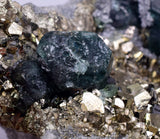 15cms JORDANITE FLUORITE BOULANGERITE CRYSTAL MILPO PERU SHINY KB84