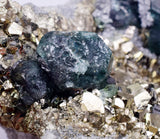15cms JORDANITE FLUORITE BOULANGERITE CRYSTAL MILPO PERU SHINY KB84
