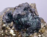 15cms JORDANITE FLUORITE BOULANGERITE CRYSTAL MILPO PERU SHINY KB84