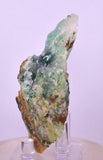 7.7cms DRUZY CHRYSOCOLLA QUARTZ CRYSTAL LILY MINE PERU 2000 YEAR DB321