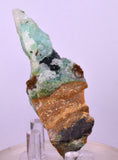 7.7cms DRUZY CHRYSOCOLLA QUARTZ CRYSTAL LILY MINE PERU 2000 YEAR DB321