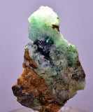 7.7cms DRUZY CHRYSOCOLLA QUARTZ CRYSTAL LILY MINE PERU 2000 YEAR DB321