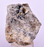 4.7cm GEM TOURMALINE SCHORL QUARTZ SHINY CRYSTALS PERU MINERAL SPECIMEN WB39