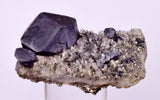 5.8cms GALENA QUARTZ PYRITE CRYSTAL CUBIC PERU MINERAL SPECIMEN  GB77