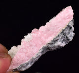 5.3cms RHODOCHROSITE CALCITE CRYSTALS JORDANITE (?) GALENA PERU RB741
