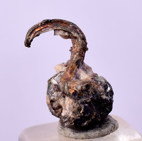1.2cms NATIVE SILVER WIRE PERU UCHUCCHACUA MINE MINERAL SPECIMEN HB305