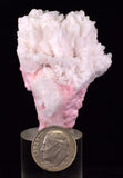5cms RHODOCHROSITE CALCITE CRYSTALS JORDANITE (?) GALENA PERU RB742