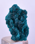 1.8cm GEM BLUE MALACHITE PSEUDOMORPH CHRYSOCOLLA PERU ROSETTE  CRYSTAL UB287