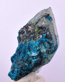 5.3cms QUARTZ CHRYSOCOLLA BOTRYOIDAL TENTADORA MINE PERU MINERAL SPECIMEN CB191