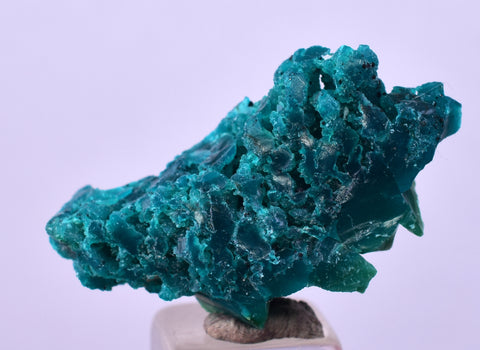 2.7cm GEM BLUE MALACHITE PSEUDOMORPH CHRYSOCOLLA PERU ROSETTE  CRYSTAL UB289