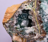 12cms GEM CLINOATACAMITE CRYSTALS DRUSY CHRYSOCOLLA LILY MINE PERU 2000 DISCOVERY DB322
