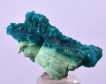 2.7cm GEM BLUE MALACHITE PSEUDOMORPH CHRYSOCOLLA PERU ROSETTE  CRYSTAL UB289