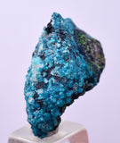 2.3cms QUARTZ CHRYSOCOLLA BOTRYOIDAL TENTADORA MINE PERU MINERAL SPECIMEN CB193