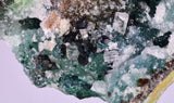 12cms GEM CLINOATACAMITE CRYSTALS DRUSY CHRYSOCOLLA LILY MINE PERU 2000 DISCOVERY DB322