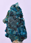 3.1cms QUARTZ CHRYSOCOLLA BOTRYOIDAL TENTADORA MINE PERU MINERAL SPECIMEN CB194