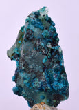 3.1cms QUARTZ CHRYSOCOLLA BOTRYOIDAL TENTADORA MINE PERU MINERAL SPECIMEN CB194