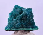 1.8cm GEM BLUE MALACHITE PSEUDOMORPH CHRYSOCOLLA PERU ROSETTE  CRYSTAL UB291