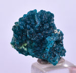 1.9cm GEM BLUE MALACHITE PSEUDOMORPH CHRYSOCOLLA PERU ROSETTE  CRYSTAL UB294