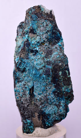 6.1cms QUARTZ CHRYSOCOLLA BOTRYOIDAL TENTADORA MINE PERU MINERAL SPECIMEN CB197