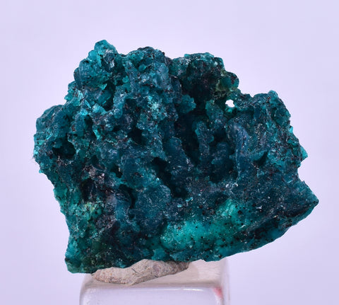 2.4cm GEM BLUE MALACHITE PSEUDOMORPH CHRYSOCOLLA PERU ROSETTE  CRYSTAL UB295
