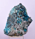 5.8cms QUARTZ CHRYSOCOLLA BOTRYOIDAL TENTADORA MINE PERU MINERAL SPECIMEN CB198