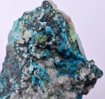 5.8cms QUARTZ CHRYSOCOLLA BOTRYOIDAL TENTADORA MINE PERU MINERAL SPECIMEN CB198