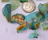 172.5 Carats GEM BLUE OPAL PERU ROUGH SCENIC SEASCAPE MINERAL SPECIMEN OB202
