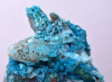 5.2cms QUARTZ CHRYSOCOLLA BOTRYOIDAL TENTADORA MINE PERU MINERAL SPECIMEN CB199