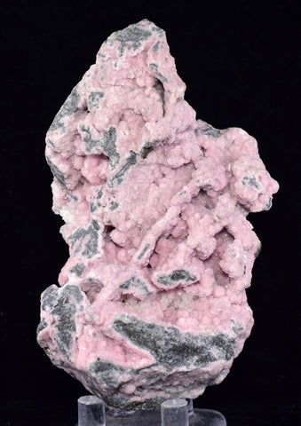 9.6cms RHODOCHROSITE ROSETTE QUARTZ Peru Crystals Collector Mineral Specimen RB677