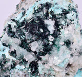 7.3cms GEM ATACAMITE SELENITE CHRYSOCOLLA CRYSTAL LILY MINE PERU AB324