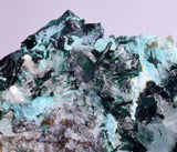 7.3cms GEM ATACAMITE SELENITE CHRYSOCOLLA CRYSTAL LILY MINE PERU AB324