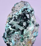 7.3cms GEM ATACAMITE SELENITE CHRYSOCOLLA CRYSTAL LILY MINE PERU AB324