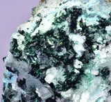 7.3cms GEM ATACAMITE SELENITE CHRYSOCOLLA CRYSTAL LILY MINE PERU AB324