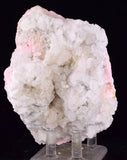 10cms RHODOCHROSITE PAGODA CALCITE CRYSTALS JORDANITE (?) GALENA PERU RB680