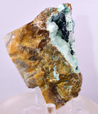 6.3cms GEM CLINOATACAMITE DRUZY CHRYSOCOLLA CRYSTAL LILY MINE PERU DB325