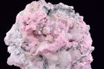 9.2cms RHODOCHROSITE PAGODA CALCITE CRYSTALS JORDANITE (?) GALENA PERU RB681