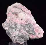 cms RHODOCHROSITE PAGODA CALCITE CRYSTALS JORDANITE (?) GALENA PERU RB681 (Copia)
