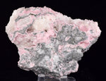 cms RHODOCHROSITE PAGODA CALCITE CRYSTALS JORDANITE (?) GALENA PERU RB681 (Copia)