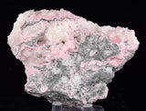 cms RHODOCHROSITE PAGODA CALCITE CRYSTALS JORDANITE (?) GALENA PERU RB681 (Copia)
