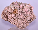 13cms ROSE DRUZY QUARTZ BRIGHT CRYSTALS BOTRYOIDAL PERU NEW FIND QB160