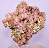 8cms ROSE DRUZY QUARTZ BRIGHT CRYSTALS BOTRYOIDAL PERU NEW FIND QB161